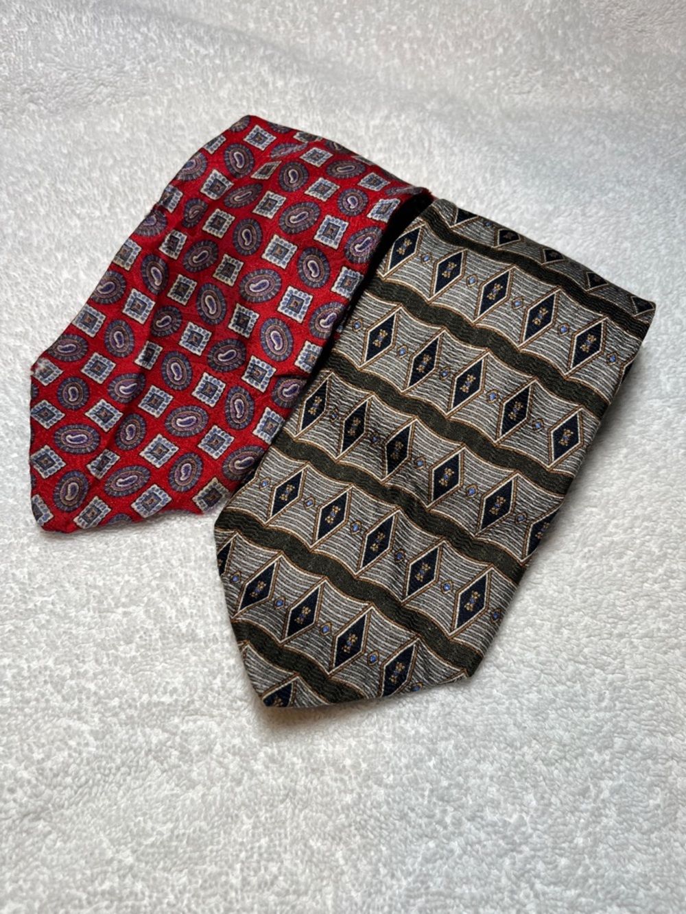 Vintage Geoffrey Beene Necktie Duo